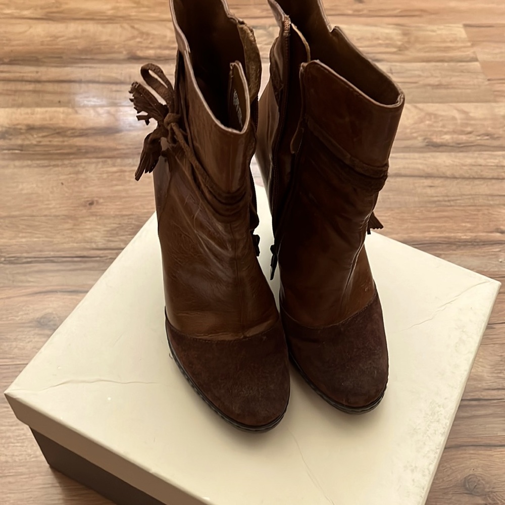 Hinge Brow Booties.
